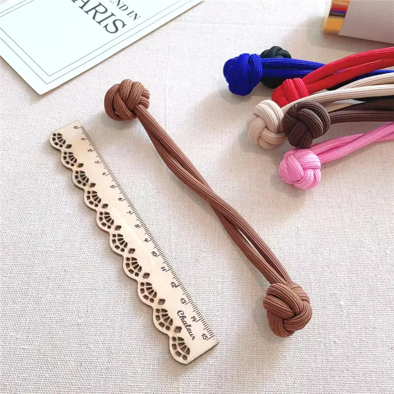 Walnut Knot Hair Band High Elastic Double Thick Wholesale - Image 8