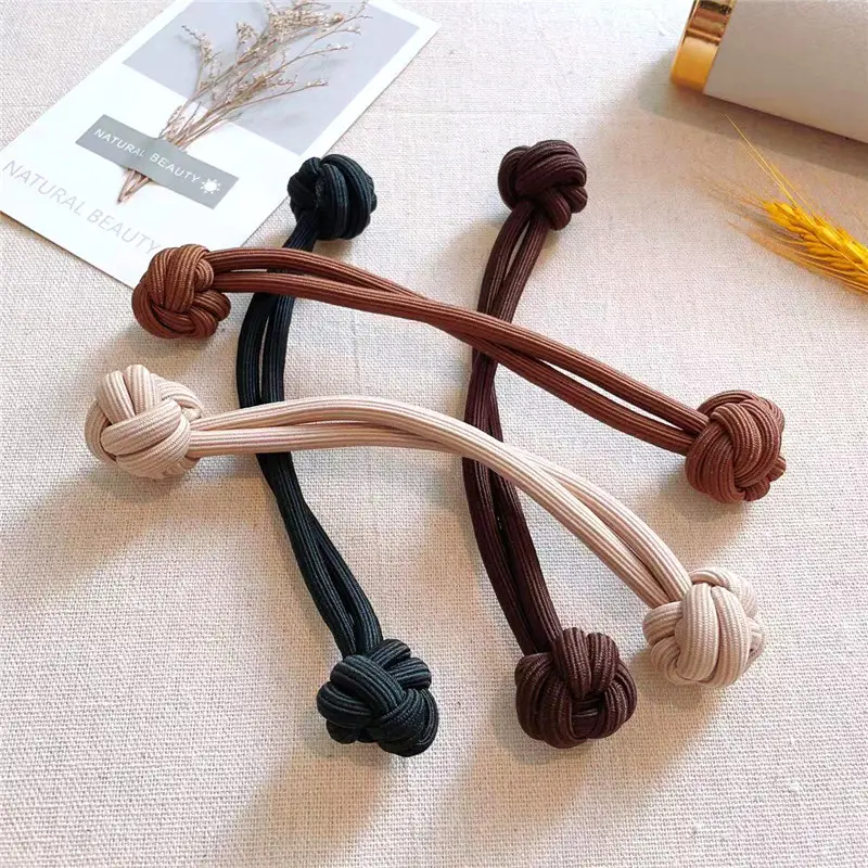 Walnut Knot Hair Band High Elastic Double Thick Wholesale — feature 11