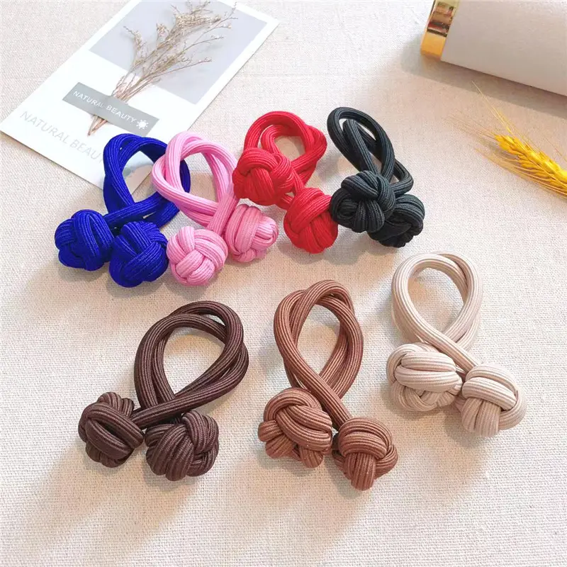 Walnut Knot Hair Band High Elastic Double Thick Wholesale — feature 12