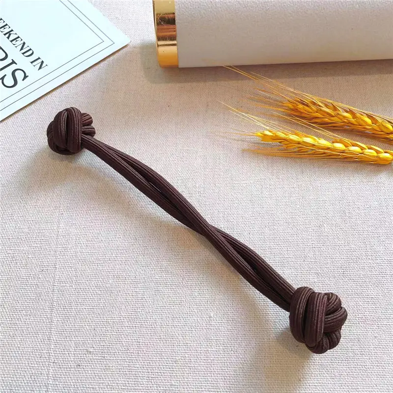 Walnut Knot Hair Band High Elastic Double Thick Wholesale - Image 2