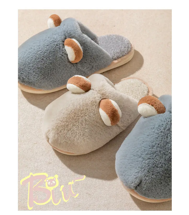 Women Winter Plush Slippers Thick Soled Non-Slip — feature 11