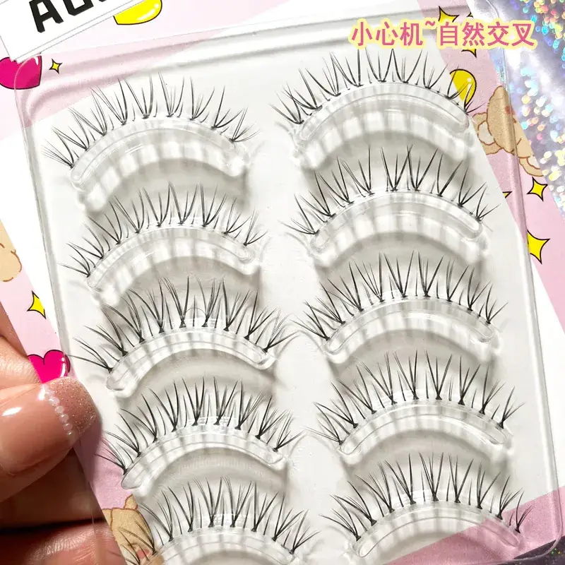 Transparent Terrier False Eyelashes 5 Pairs Natural Style - Image 37
