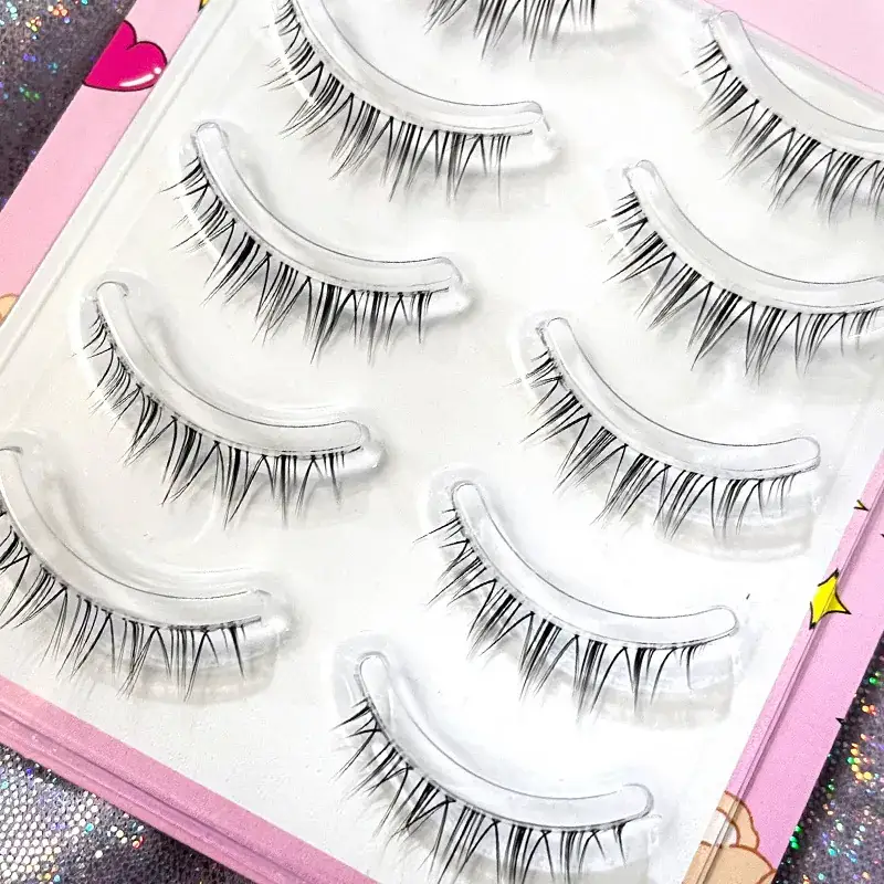 Transparent Terrier False Eyelashes 5 Pairs Natural Style - Image 24