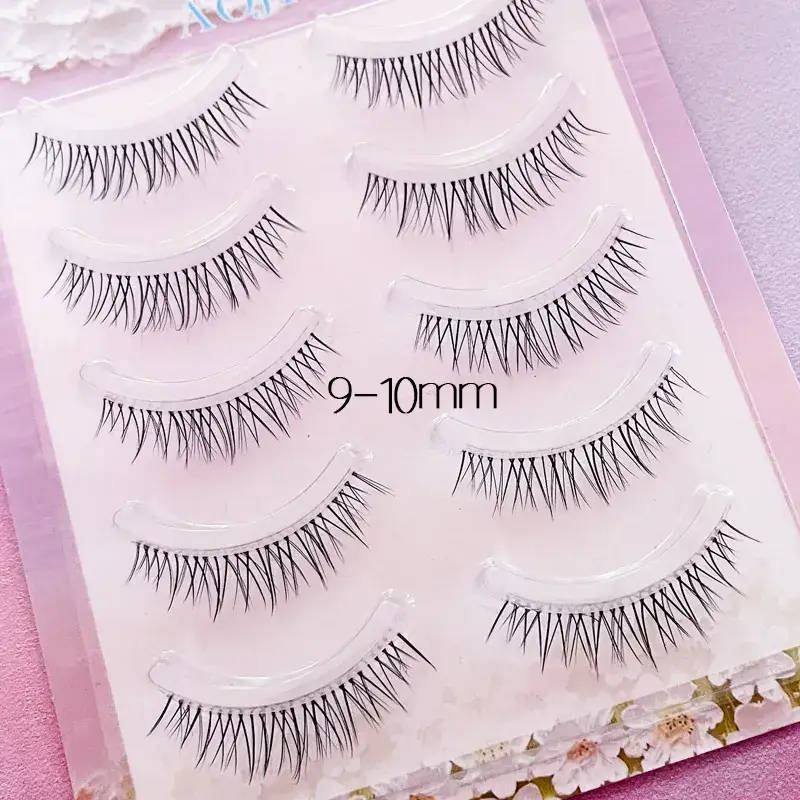 Transparent Terrier False Eyelashes 5 Pairs Natural Style - Image 30