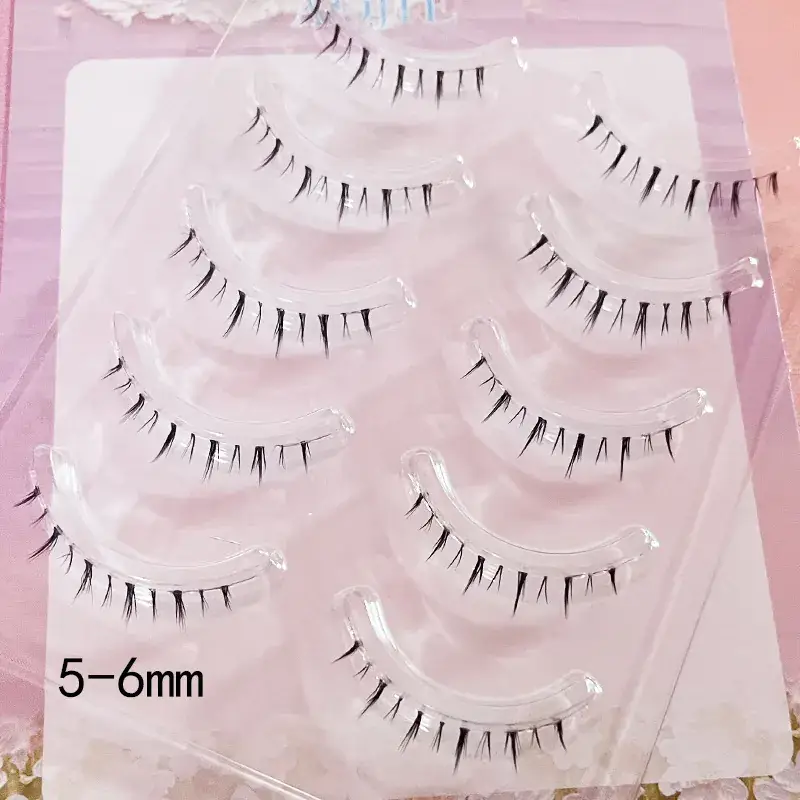 Transparent Terrier False Eyelashes 5 Pairs Natural Style - Image 32