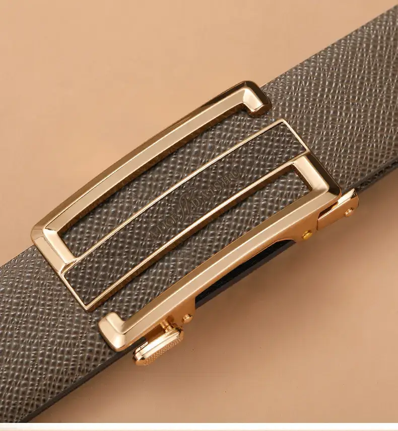 Men's Genuine Leather Automatic Buckle Belt β feature 19