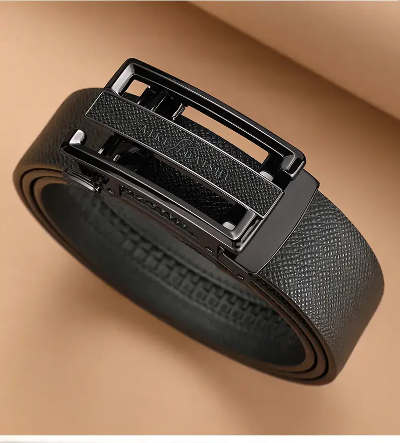 Men's Genuine Leather Automatic Buckle Belt β feature 22