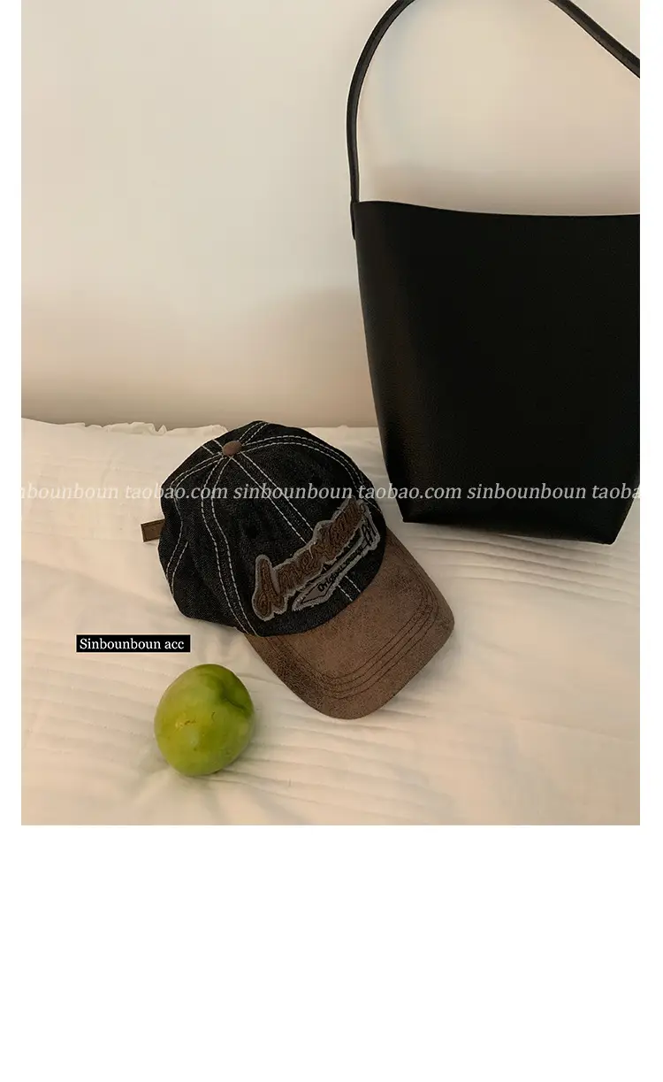 Retro American Letter Baseball Cap Women Sun Proof — feature 14