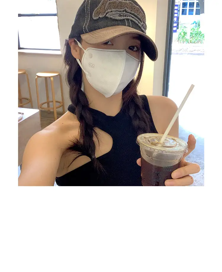 Retro American Letter Baseball Cap Women Sun Proof — feature 2