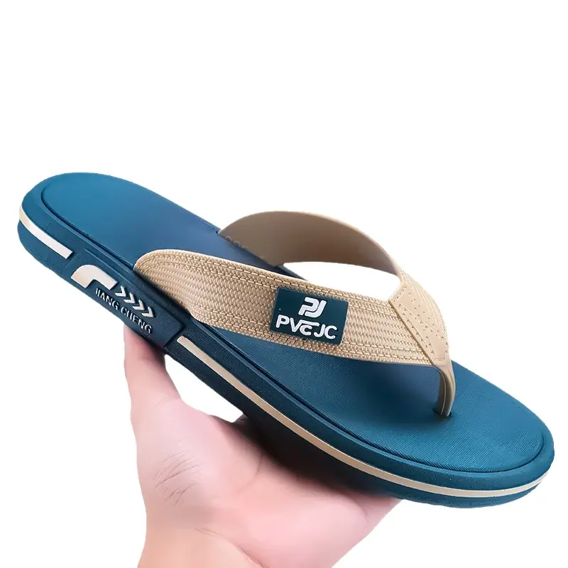 Men's White & Blue Beach Sandals Non-Slip Lightweight - Image 8