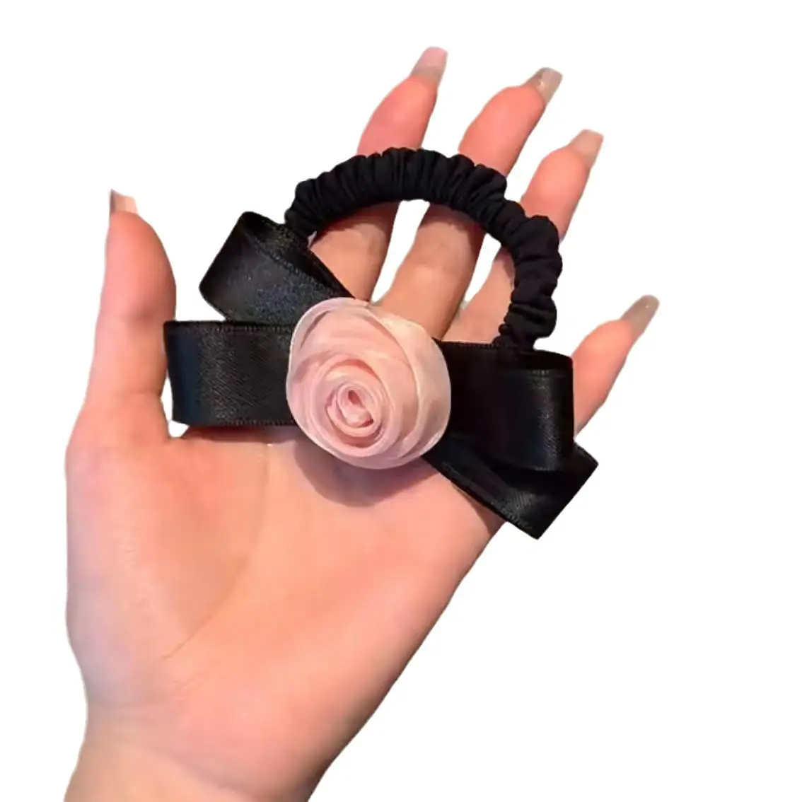 French Pink Rose Hairpin Women's Clip — feature 2