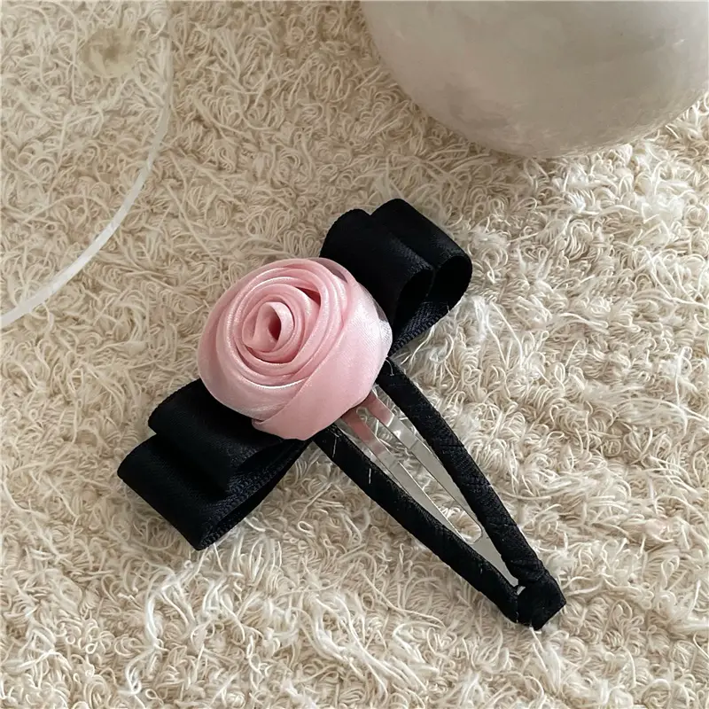 French Pink Rose Hairpin Women's Clip — feature 4