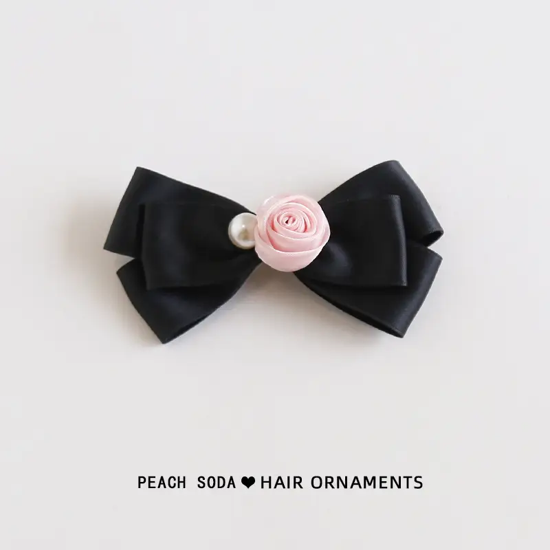 French Pink Rose Hairpin Women's Clip — feature 7