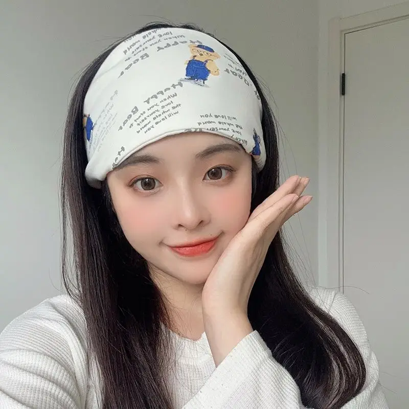Autumn Winter Pure Cotton Maternity Headscarf Hat — feature 4