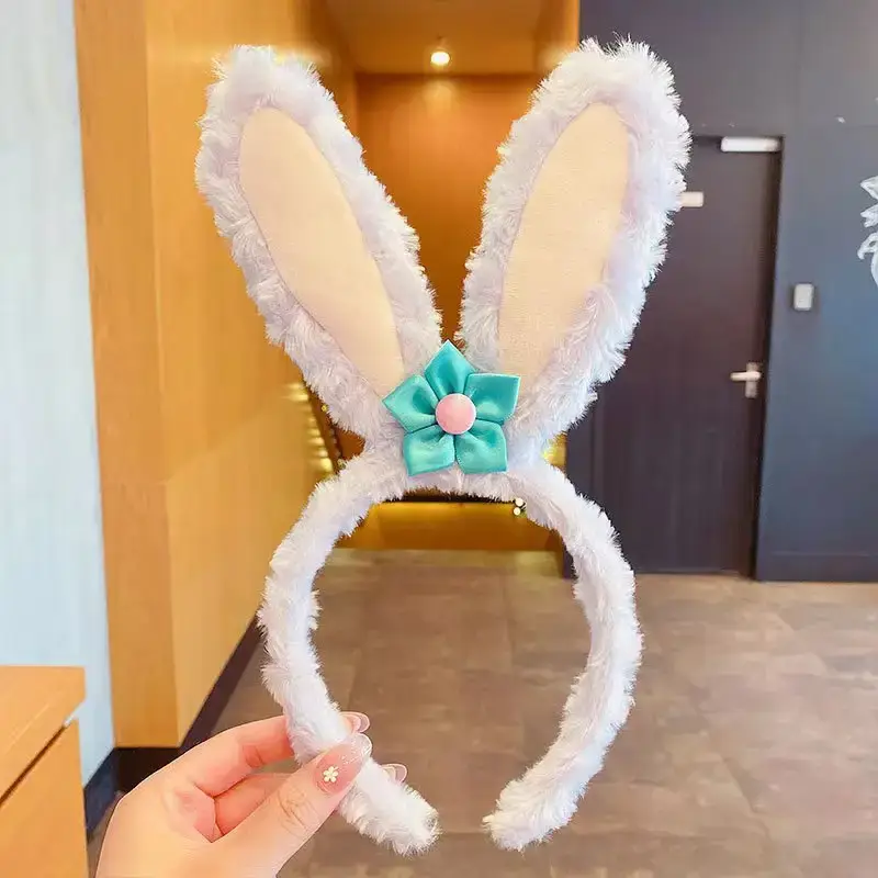 Xingdelu Cute Rabbit Ears Headband Set of 4 - Image 4