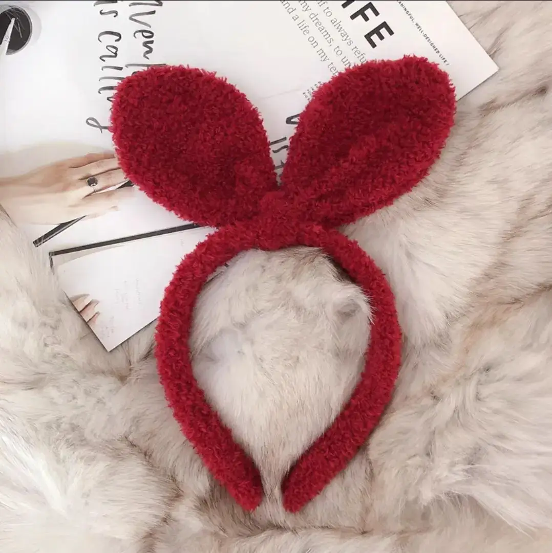 Xingdelu Cute Rabbit Ears Headband Set of 4 - Image 34