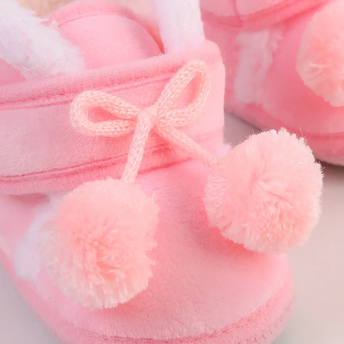 White Wool Baby Shoes for Kids Winter Soft Bottom — feature 13