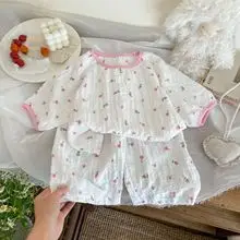 Children's Flannel Pajamas suit Autumn and Winter Men's and Women's Middle and Big Children's Warm fleece-lined Thickened Autumn Clothes Autumn Trousers Home Clothes — feature 5