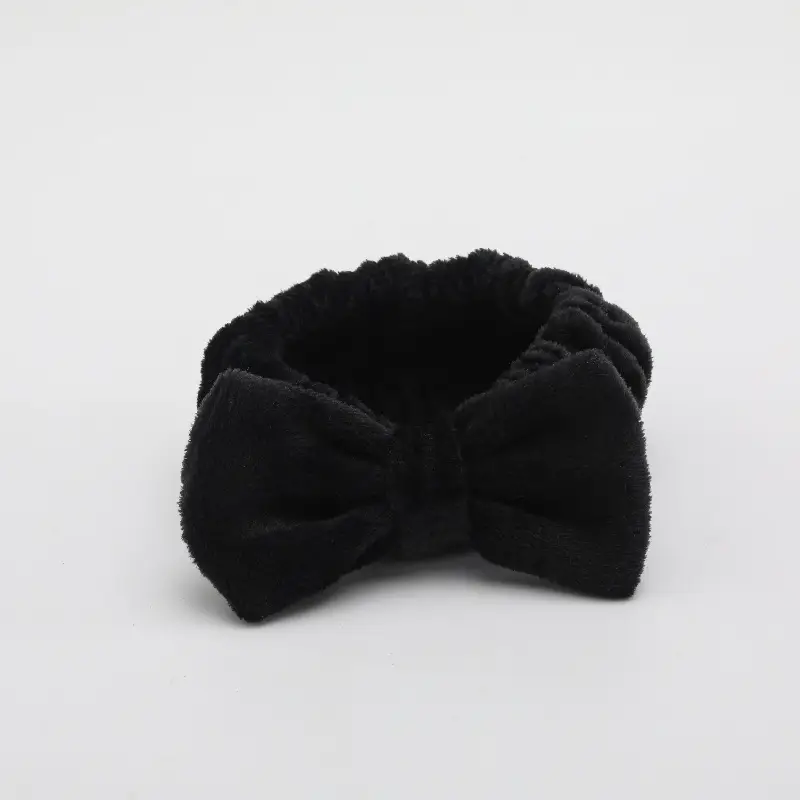 Pink Fleece Hair Bands for Face Mask & Makeup - Image 10