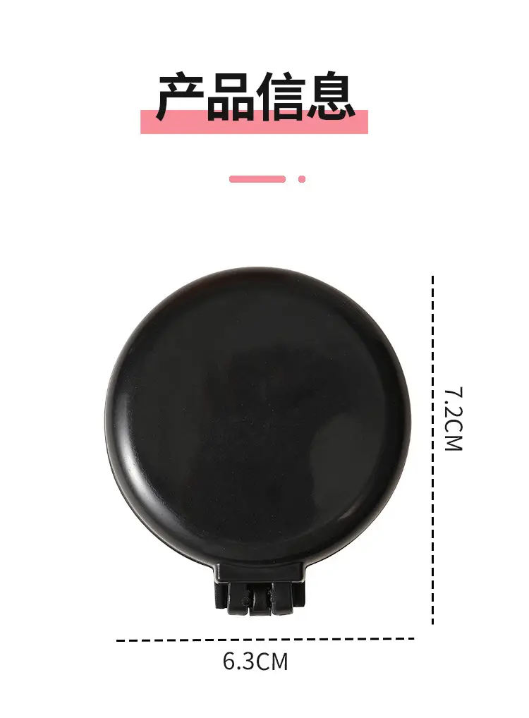 Folding Mini Mirror Flip Comb for Women — feature 4