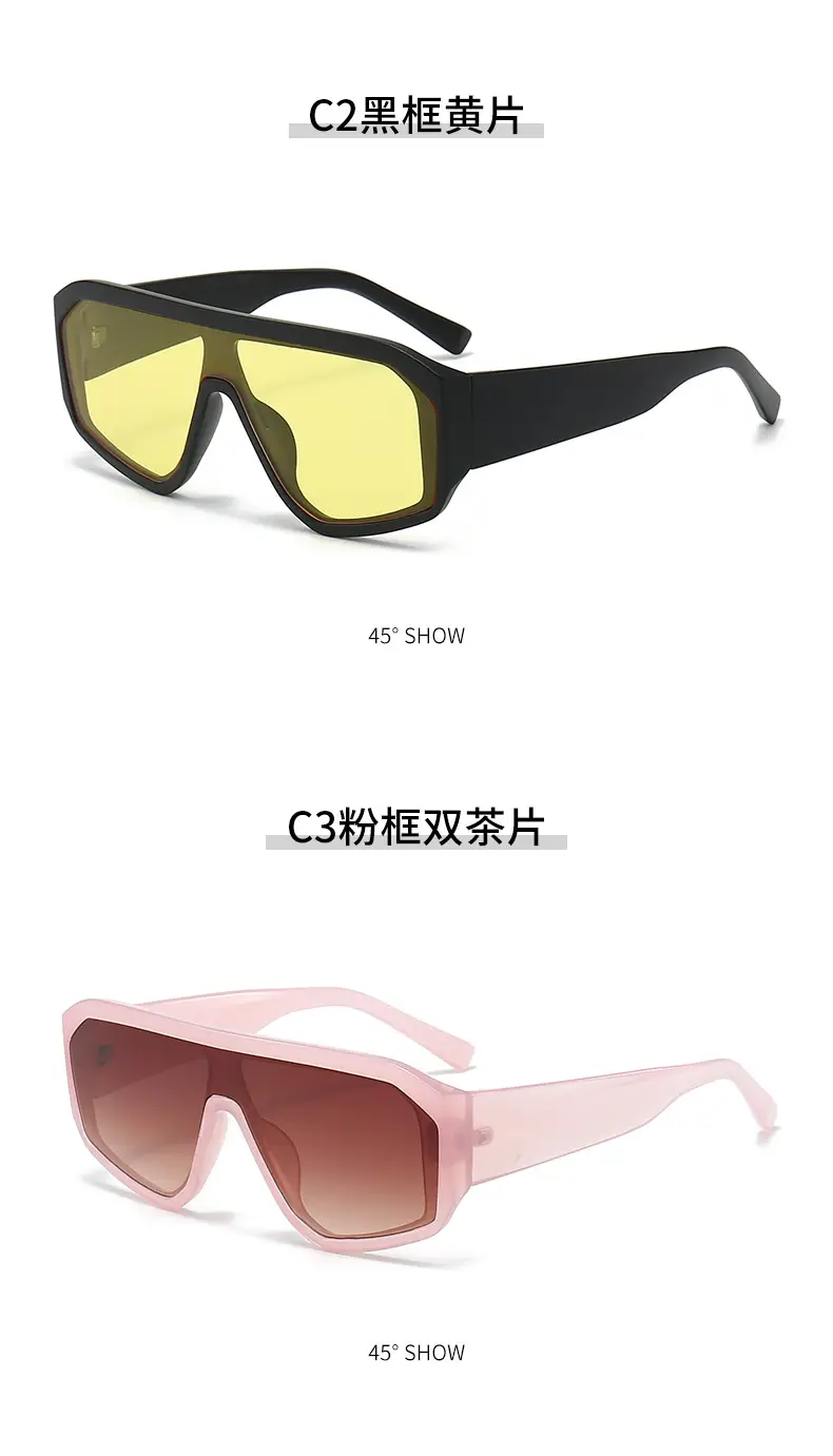 Green Large Frame Sunglasses for Women Party Wear — feature 10