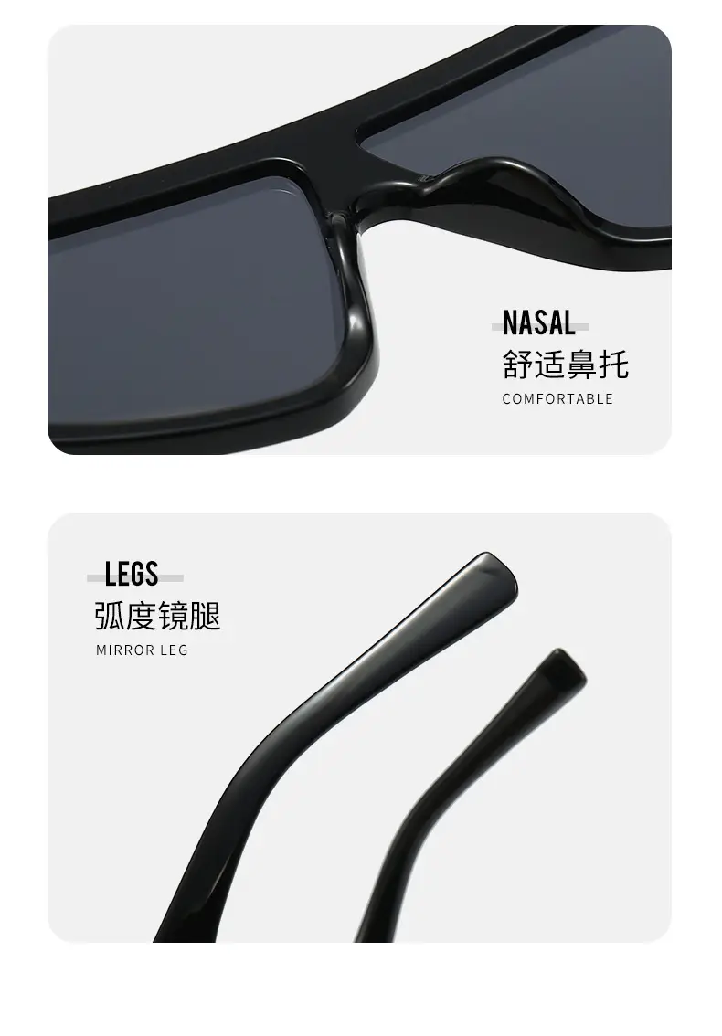Green Large Frame Sunglasses for Women Party Wear — feature 4