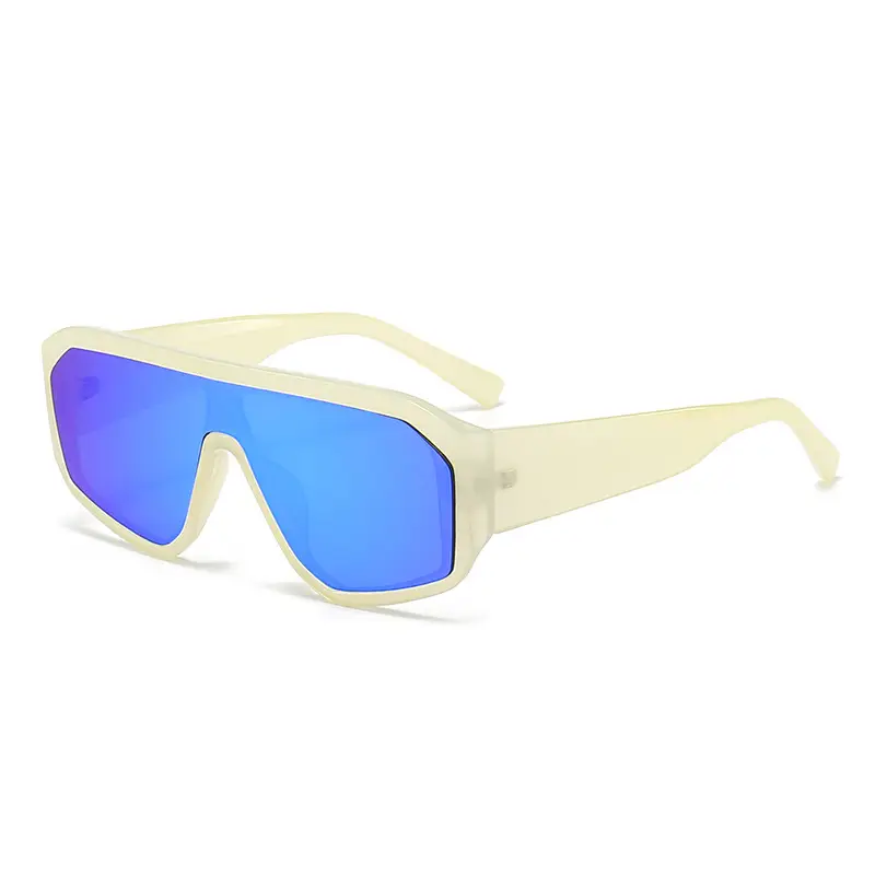 Green Large Frame Sunglasses for Women Party Wear - Image 5