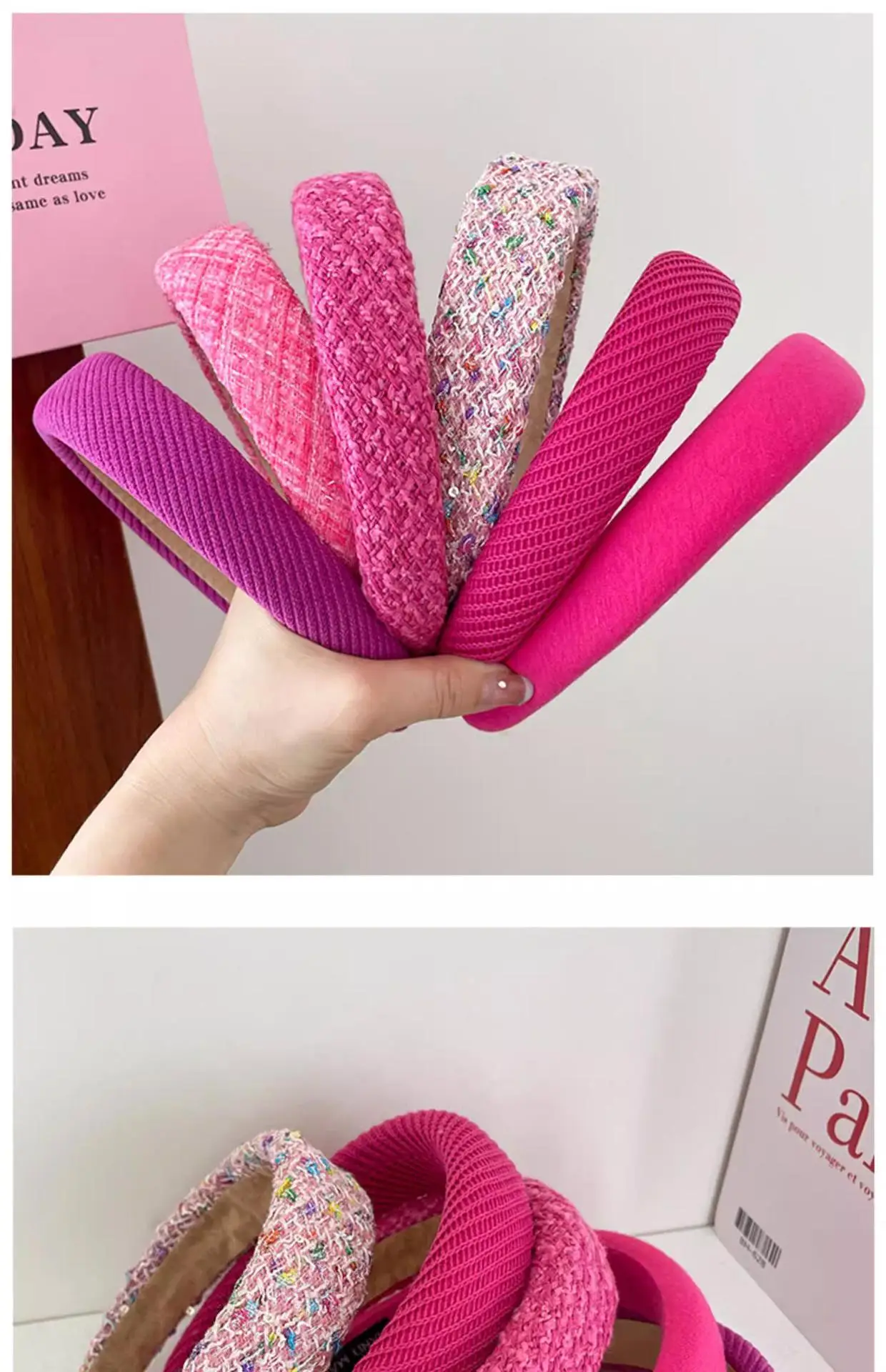 Pink Skull Top Hair Grottoes Headband for Girls — feature 3
