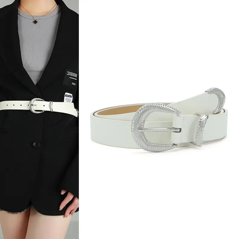 Black Rhinestone Belt Buckle Set for Women