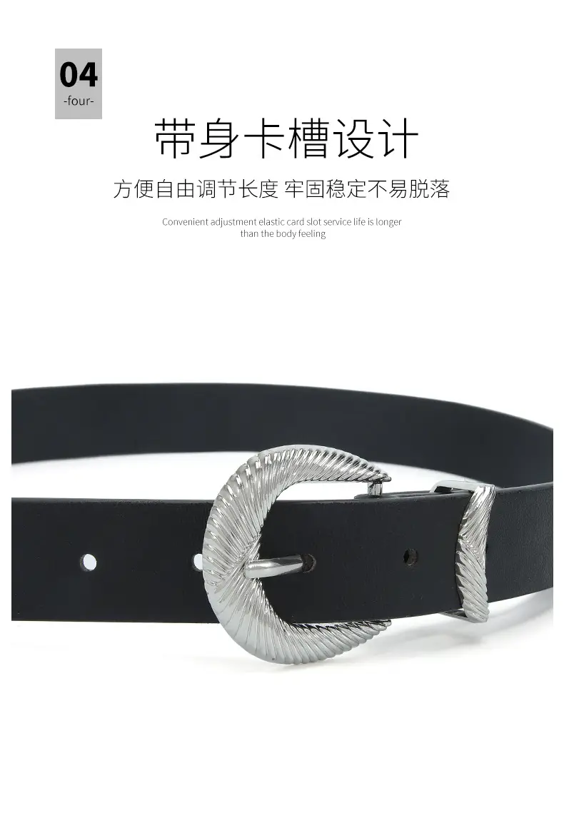 Black Rhinestone Belt Buckle Set for Women — feature 42