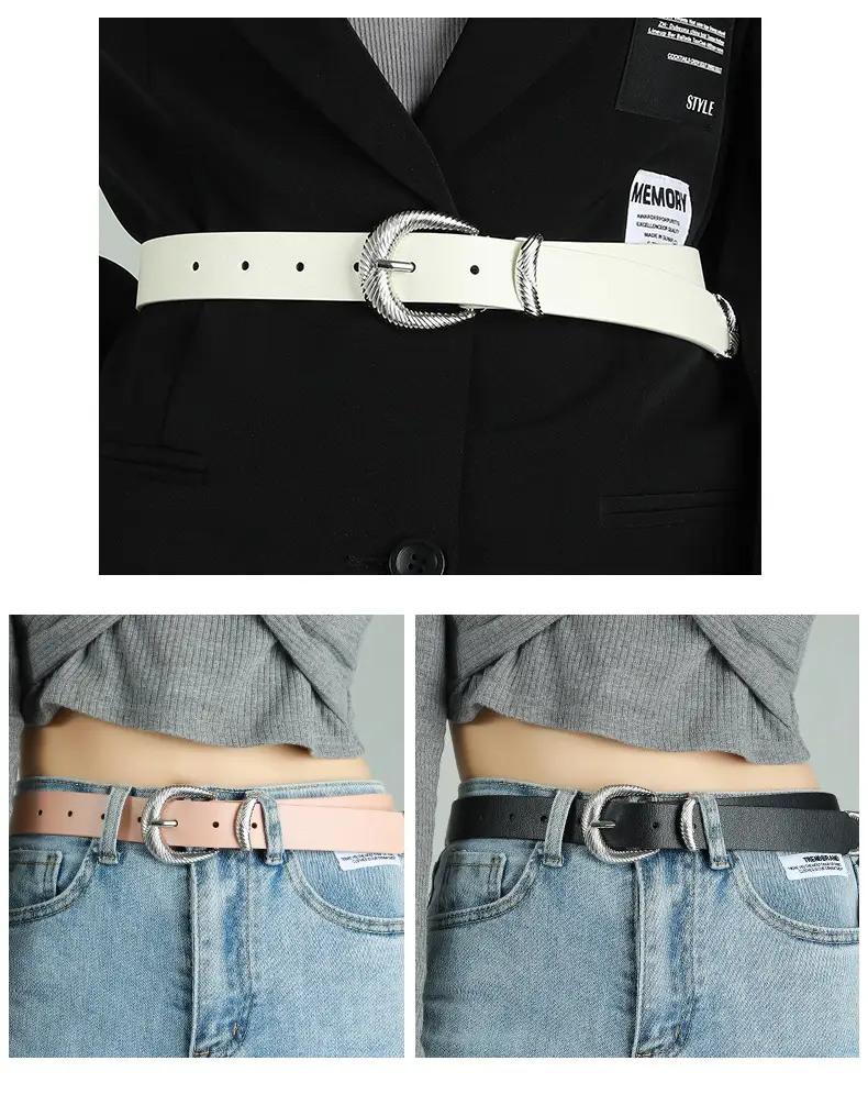 Black Rhinestone Belt Buckle Set for Women — feature 45