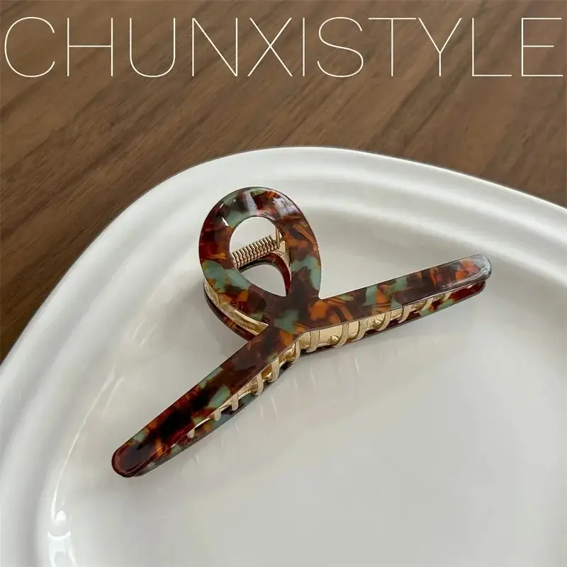 Women Acetate Hairpin with Shark Clip for Summer 2023 - Image 10
