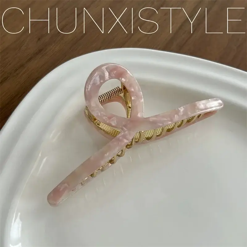 Women Acetate Hairpin with Shark Clip for Summer 2023 - Image 4
