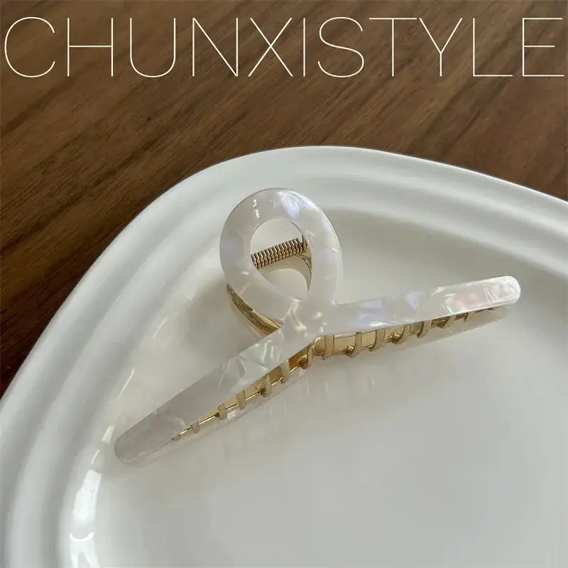 Women Acetate Hairpin with Shark Clip for Summer 2023 - Image 8