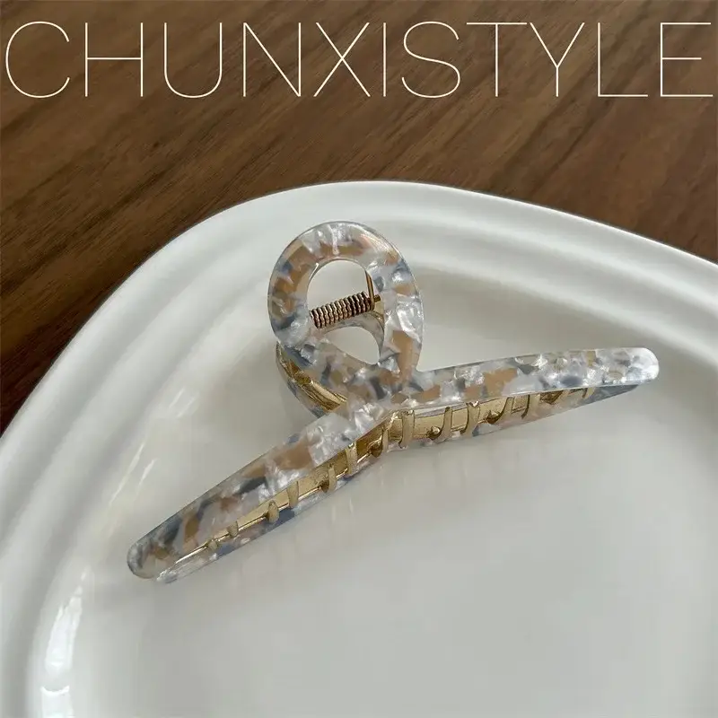 Women Acetate Hairpin with Shark Clip for Summer 2023 - Image 9