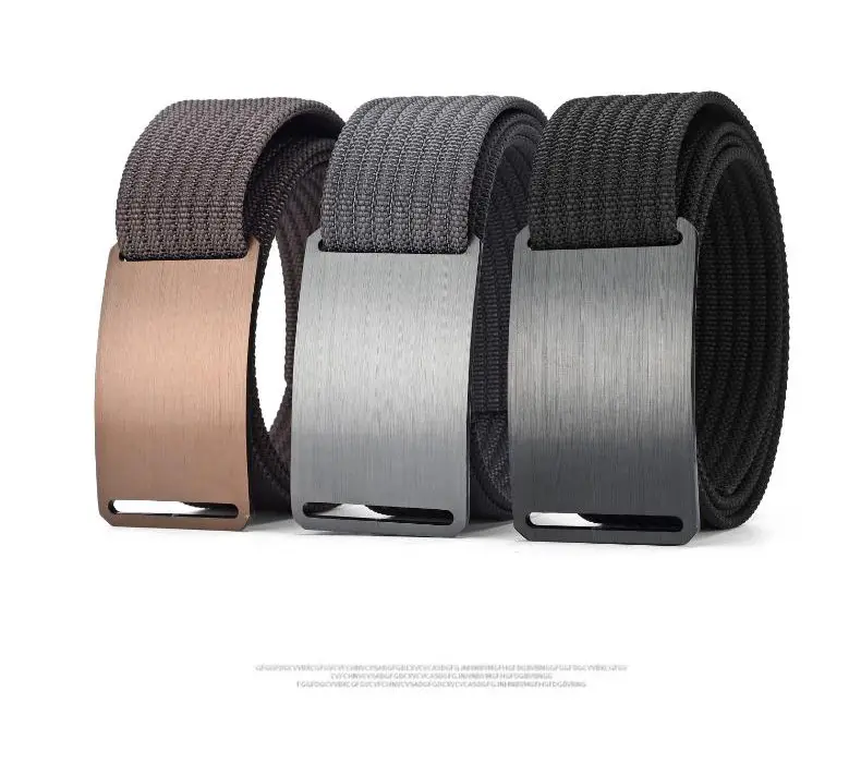 Aluminum Buckle Nylon Belt for Men β feature 3