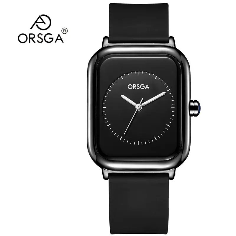 ORSGA Women's Rose Gold Watch with White Strap - Image 25