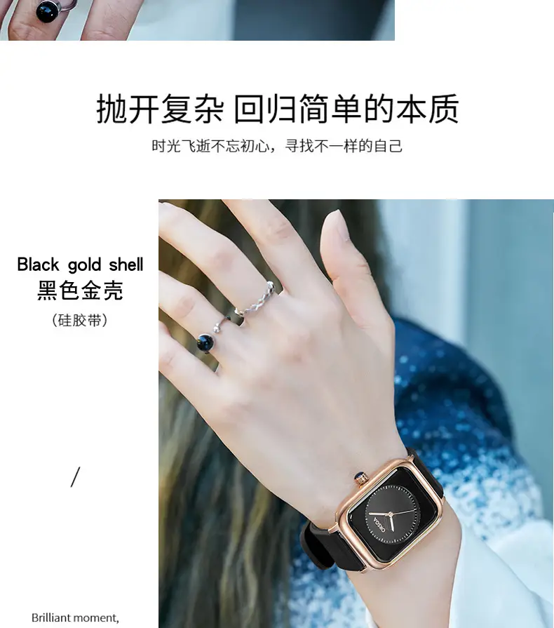 ORSGA Women's Rose Gold Watch with White Strap — feature 10