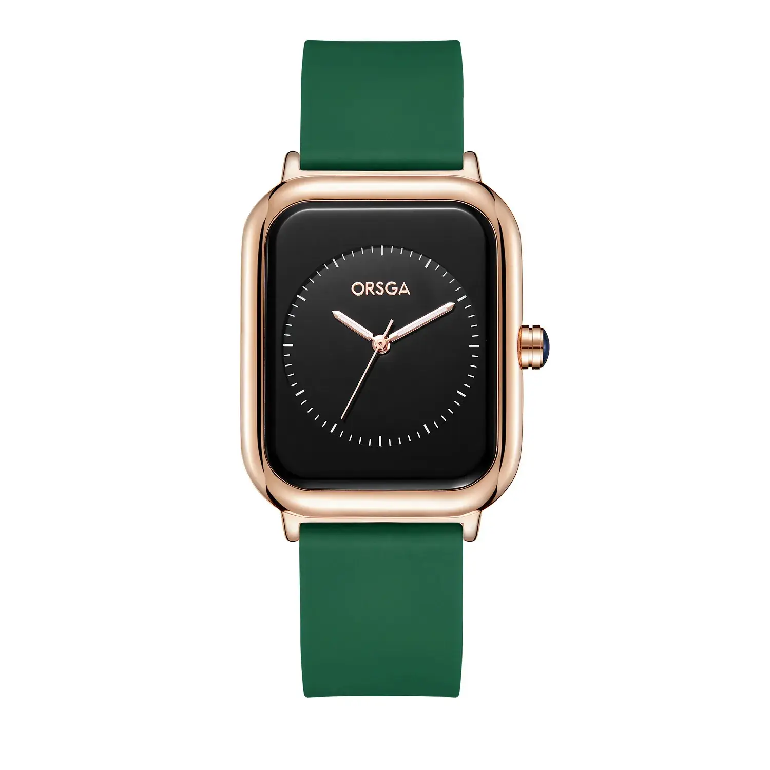 ORSGA Women's Rose Gold Watch with White Strap - Image 18
