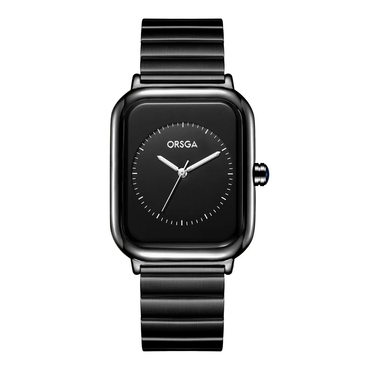 ORSGA Women's Rose Gold Watch with White Strap - Image 2