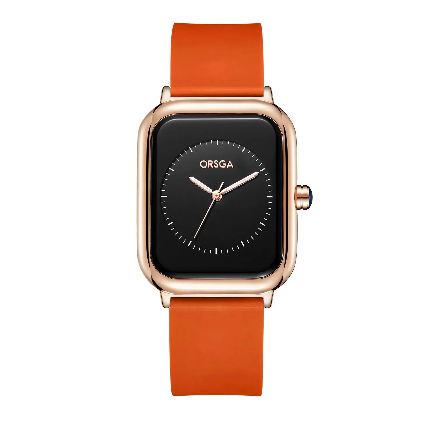 ORSGA Women's Rose Gold Watch with White Strap - Image 23
