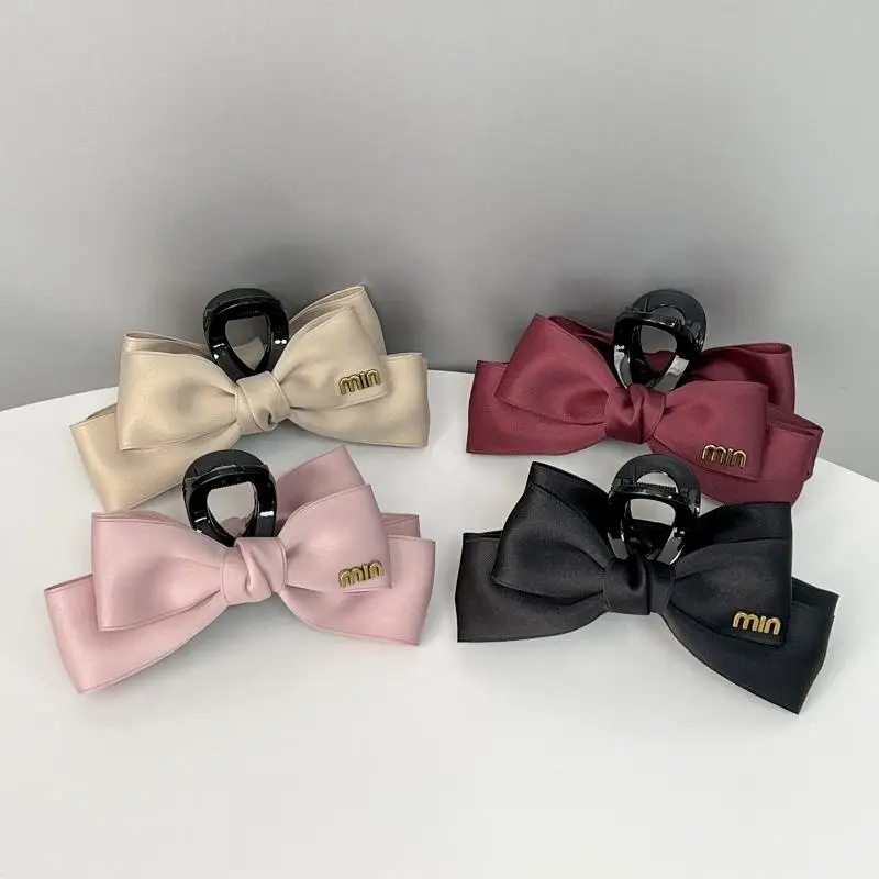 Black Korean Bow Clip for Women Hair Accessories - Image 4