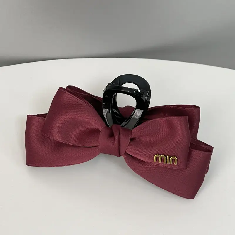 Black Korean Bow Clip for Women Hair Accessories — feature 7