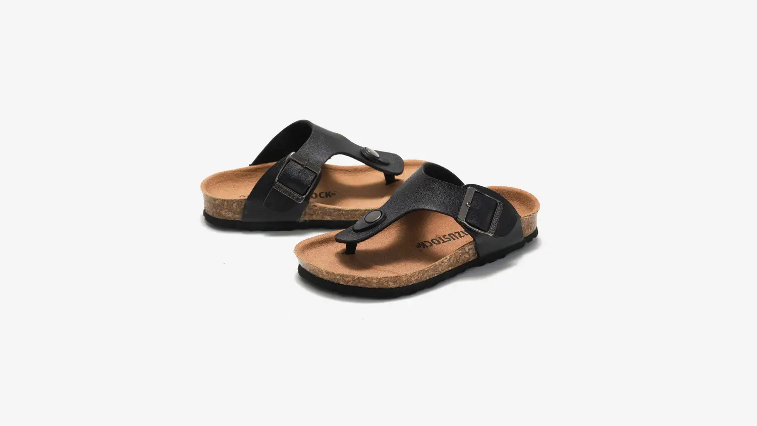 2025 Spring Kids Cork Slippers White Buckle — feature 11