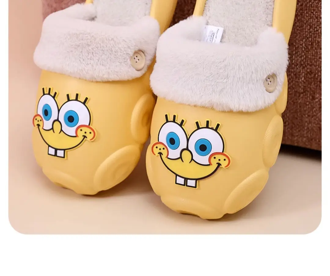 Sponge Baby Cotton slippers women's autumn and winter indoor home non-slip plush slippers home outdoor couple plush — feature 21
