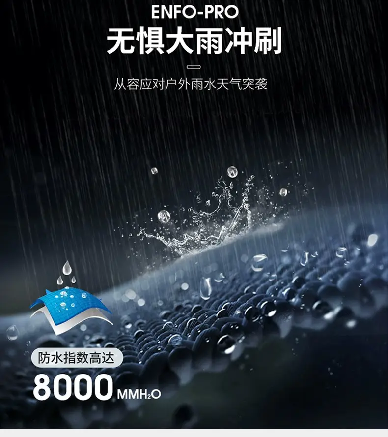 Outdoor Assault Coat Waterproof Windproof Black Green — feature 15