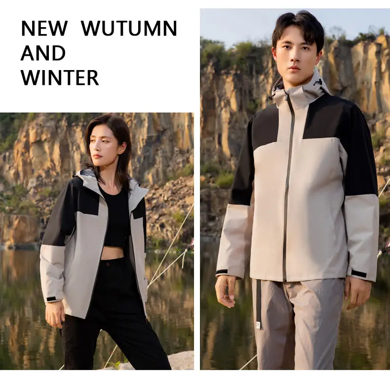 Outdoor Assault Coat Waterproof Windproof Black Green — feature 27