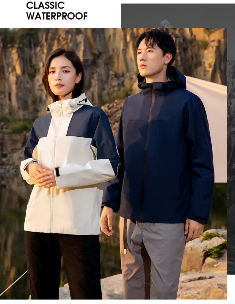 Outdoor Assault Coat Waterproof Windproof Black Green — feature 28