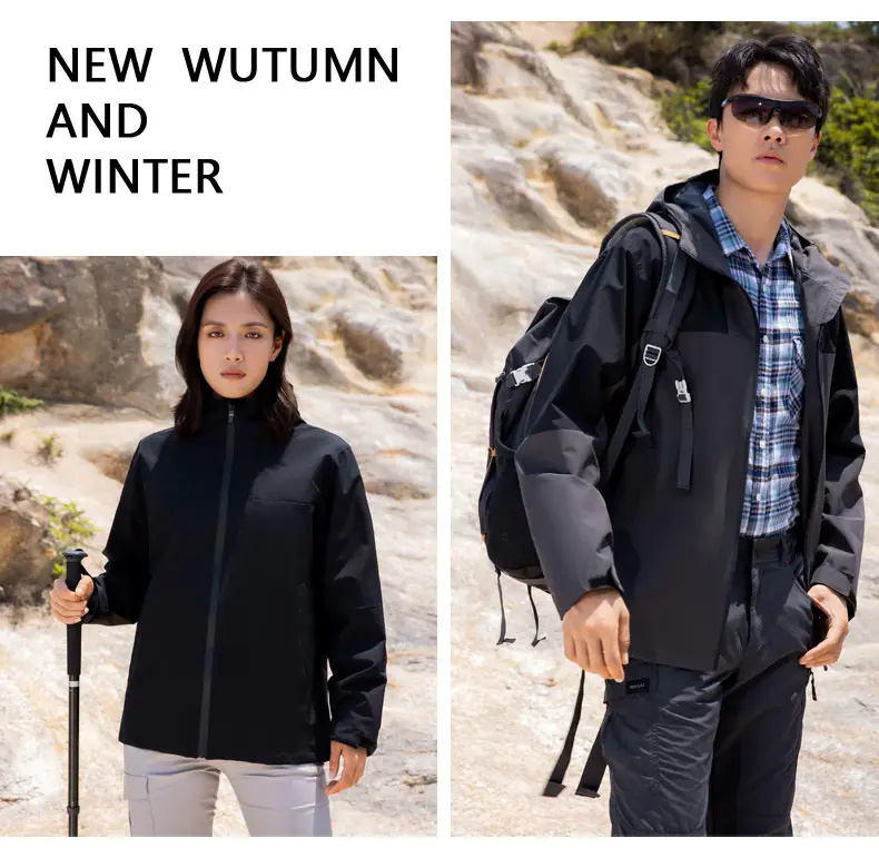 Outdoor Assault Coat Waterproof Windproof Black Green — feature 31