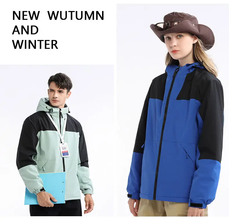 Outdoor Assault Coat Waterproof Windproof Black Green — feature 34
